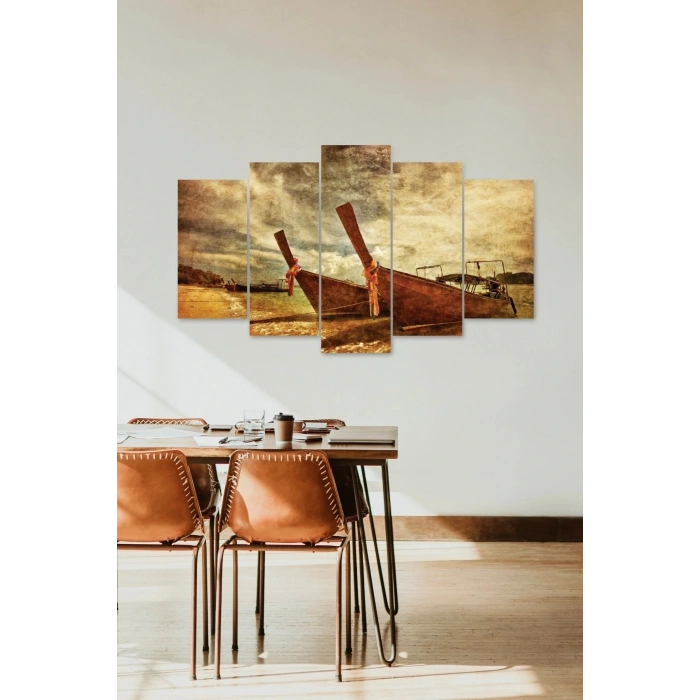 Manzara 5 Parçalı Mdf Tablo 60 x 100