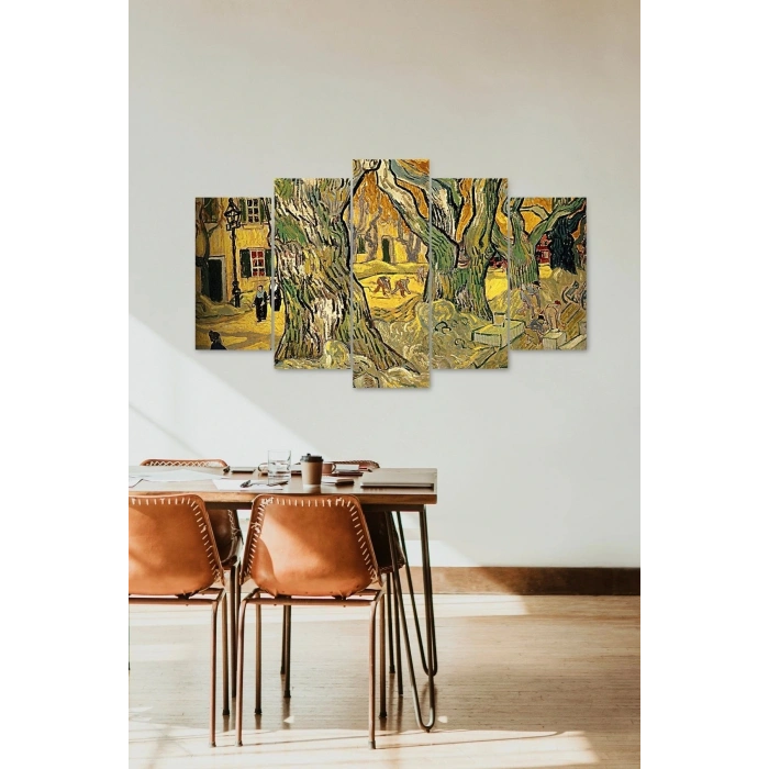 Manzara 5 Parçalı Mdf Tablo 60 x 100