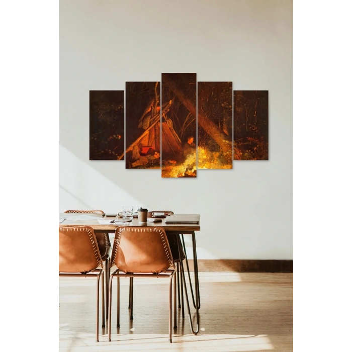 Manzara 5 Parçalı Mdf Tablo 60 x 100