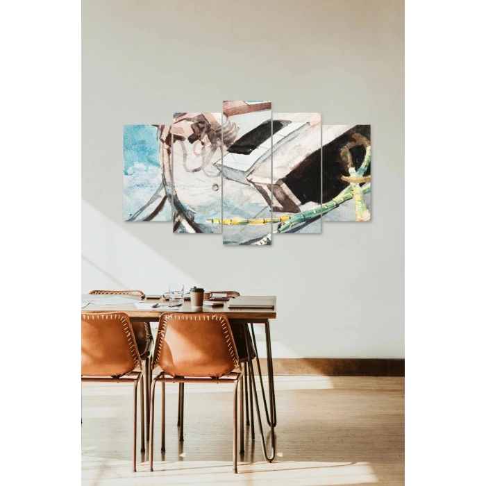 Manzara 5 Parçalı Mdf Tablo 60 x 100