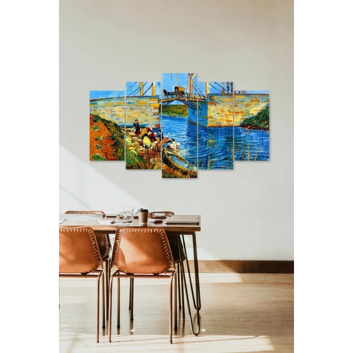 Manzara 5 Parçalı Mdf Tablo 60 x 100