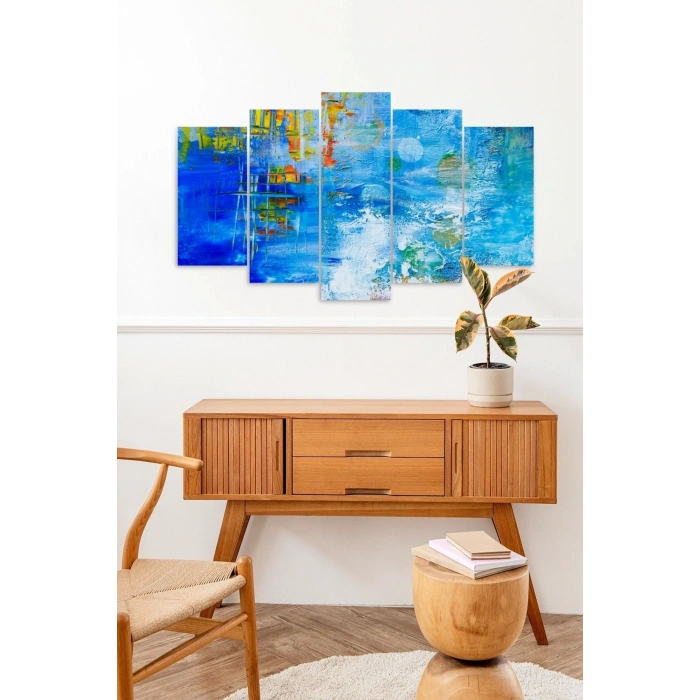 Manzara 5 Parçalı Mdf Tablo 60 x 100