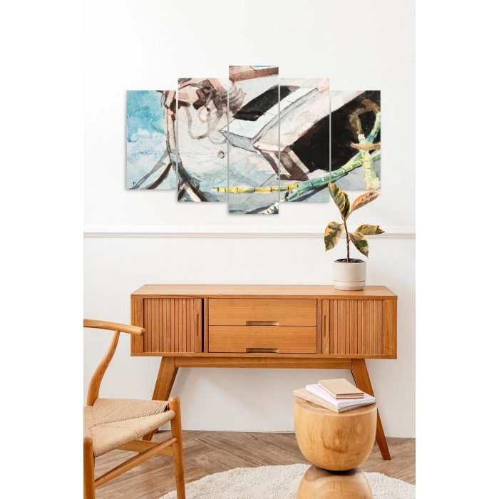 Manzara 5 Parçalı Mdf Tablo 60 x 100