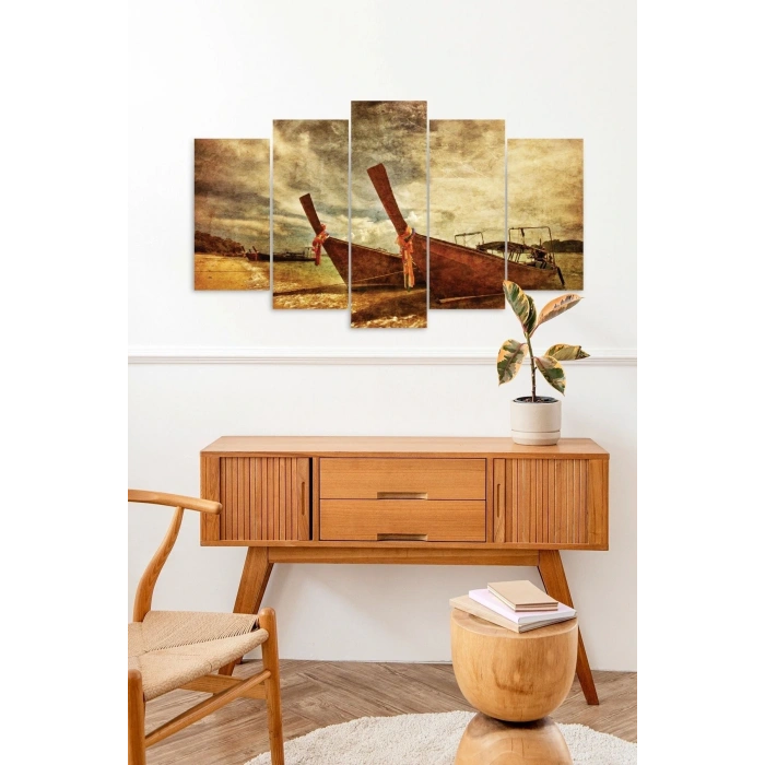 Manzara 5 Parçalı Mdf Tablo 60 x 100