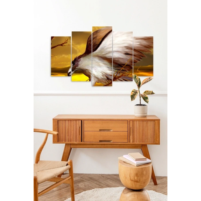 Manzara 5 Parçalı Mdf Tablo 60 x 100