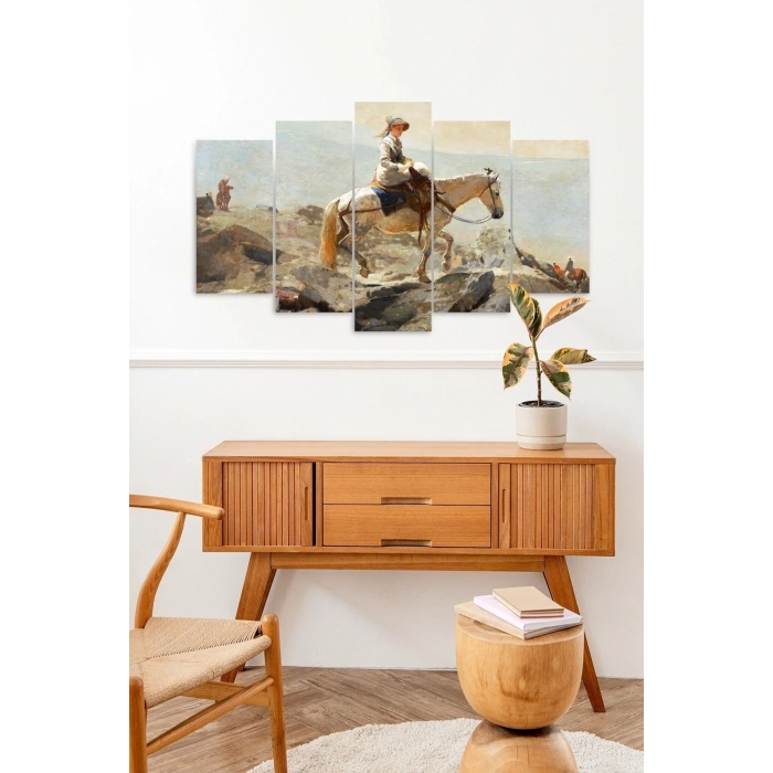 Manzara 5 Parçalı Mdf Tablo 60 x 100