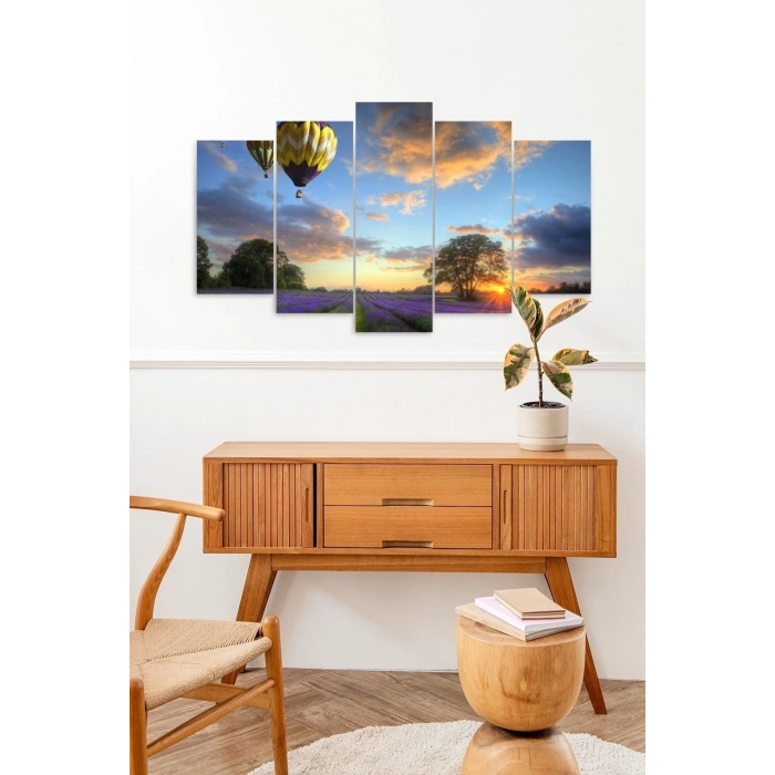 Manzara 5 Parçalı Mdf Tablo 60 x 100