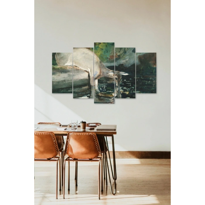 Manzara 5 Parçalı Mdf Tablo 60 x 100