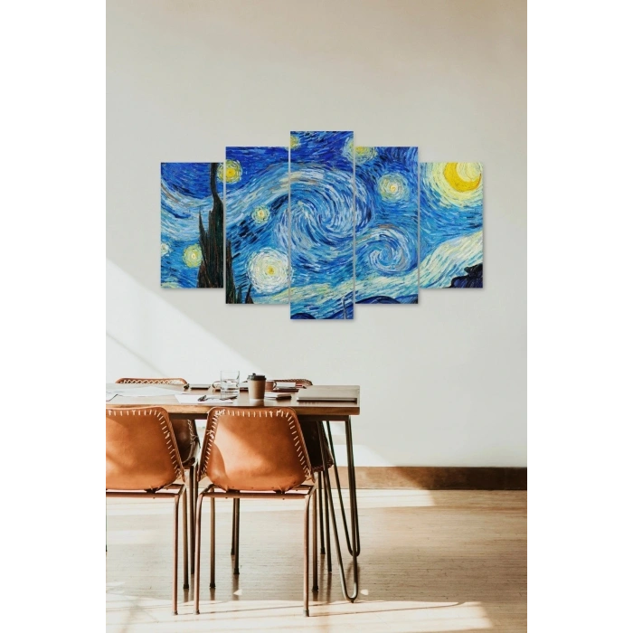 Manzara 5 Parçalı Mdf Tablo 60 x 100