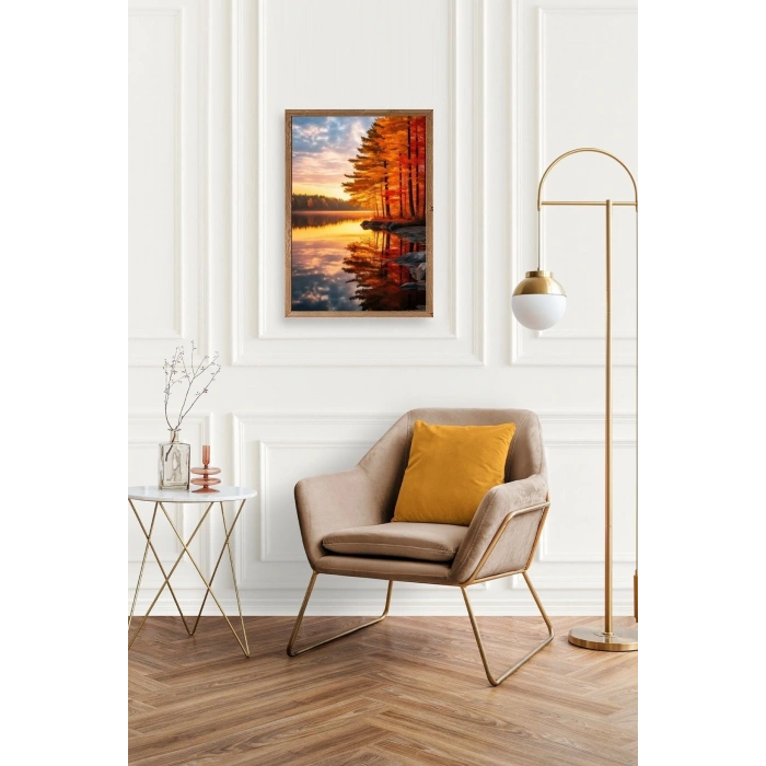 Manzara Ahşap Çerçeveli Tablo 23 x 30