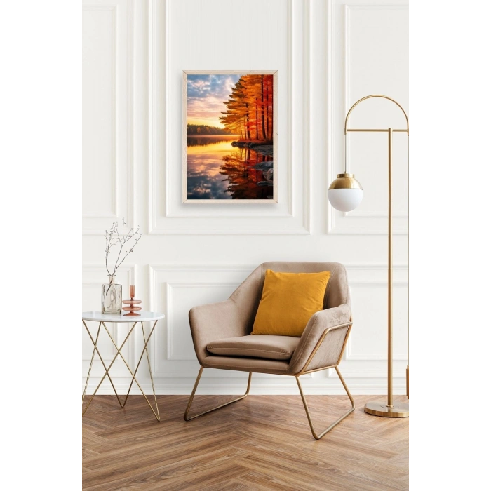 Manzara Ahşap Çerçeveli Tablo 30 x 42