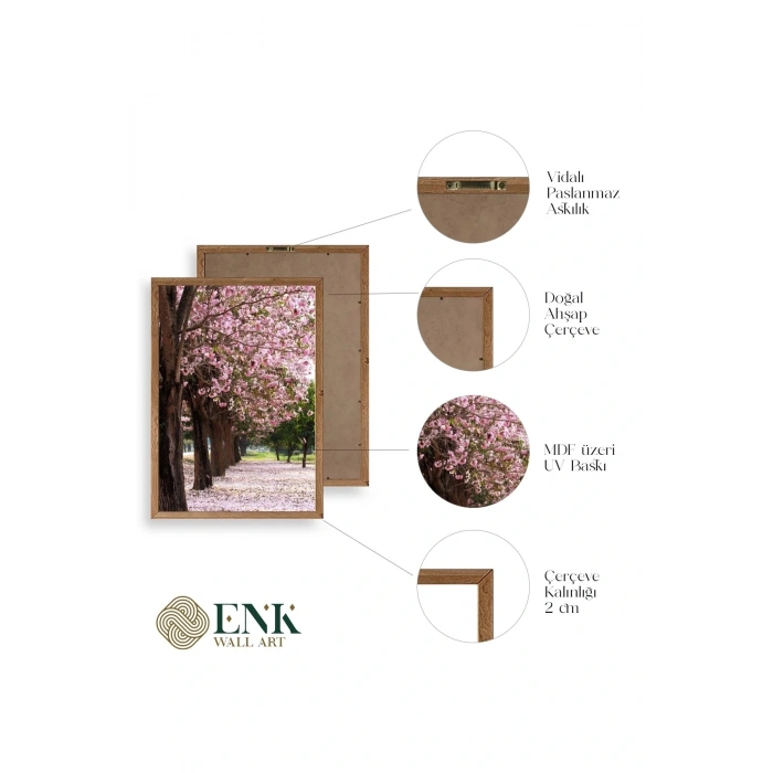 Manzara Ahşap Çerçeveli Tablo 30 x 42