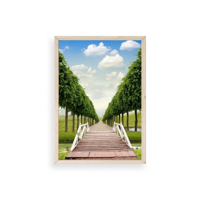 Manzara Ahşap Çerçeveli Tablo 50 x 70