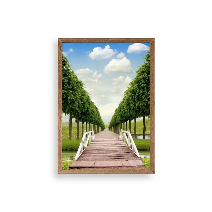 Manzara Ahşap Çerçeveli Tablo 50 x 70