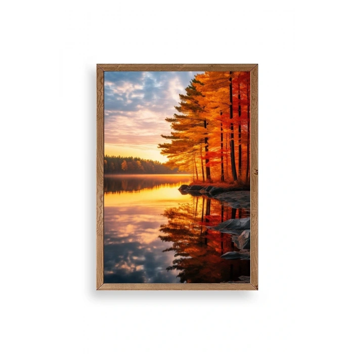 Manzara Ahşap Çerçeveli Tablo 50 x 70