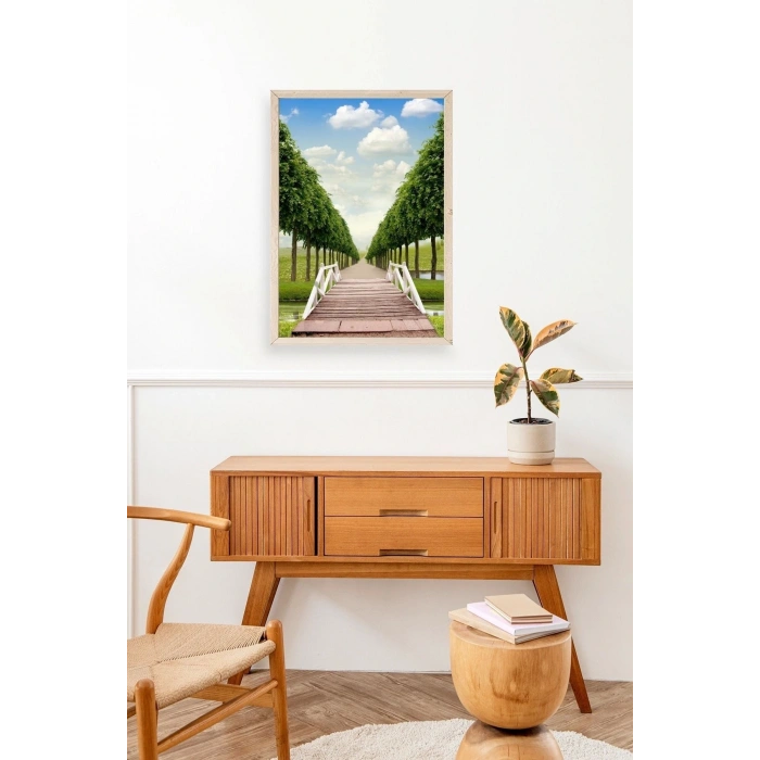 Manzara Ahşap Çerçeveli Tablo 50 x 70