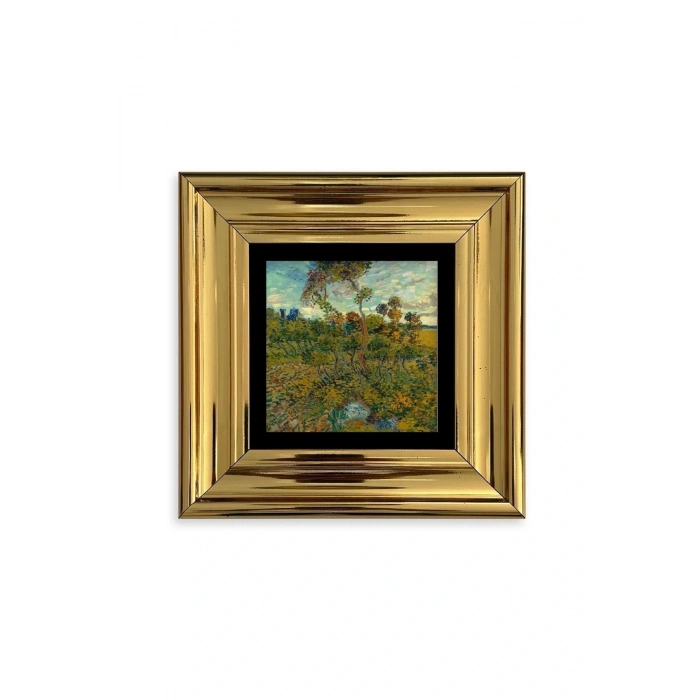 Manzara Çerçeveli Taş Tablo 20 cm