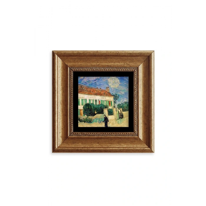 Manzara Çerçeveli Taş Tablo 20 cm