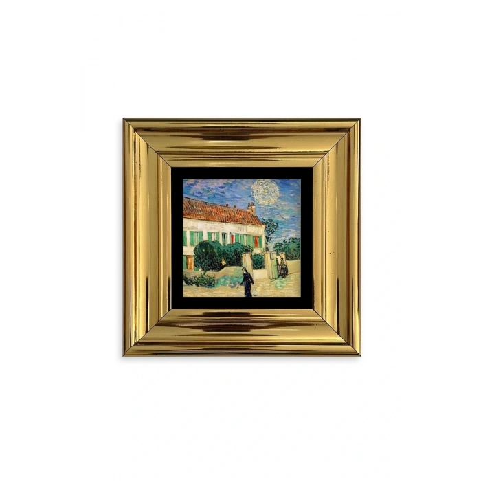 Manzara Çerçeveli Taş Tablo 20 cm