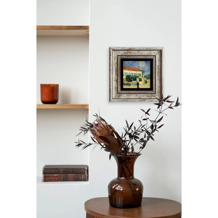 Manzara Çerçeveli Taş Tablo 20 cm