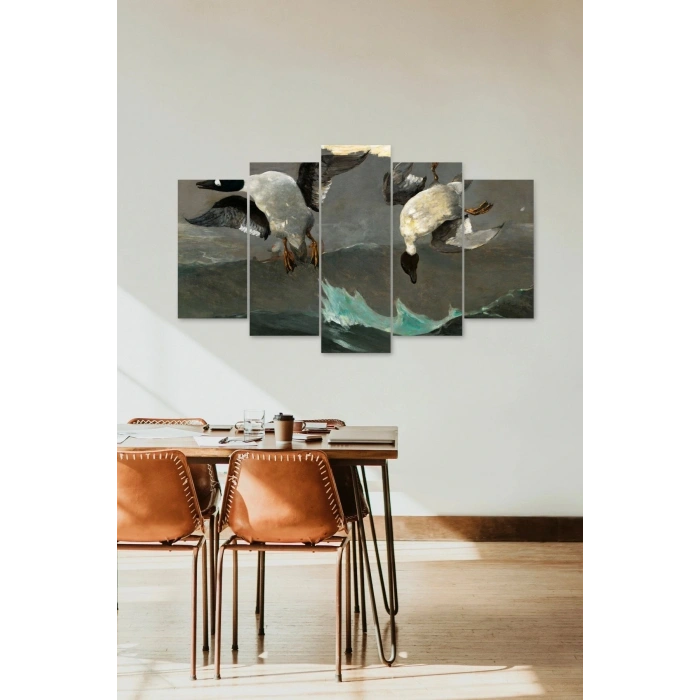 Manzara Doğa 5 Parçalı Mdf Tablo 60 x 100