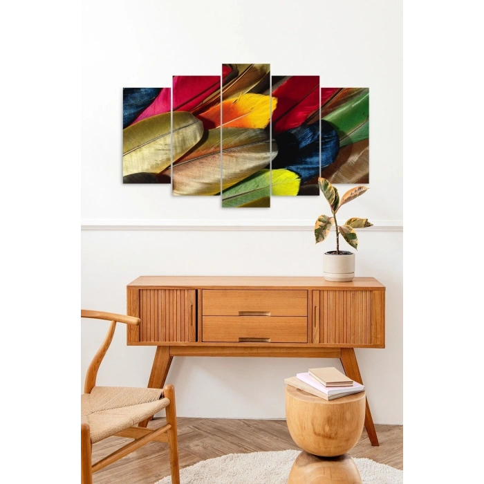 Manzara Doğa 5 Parçalı Mdf Tablo 60 x 100