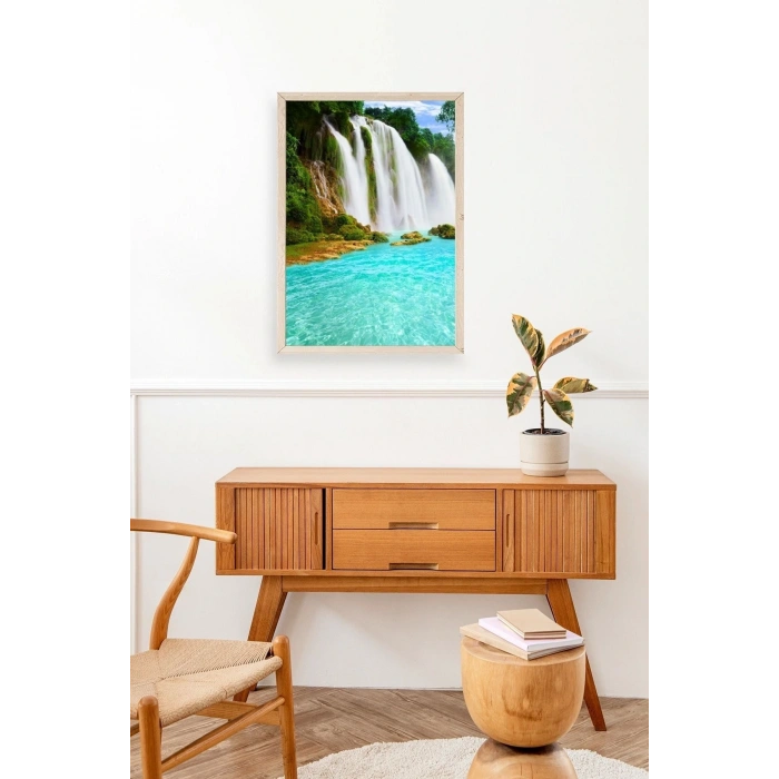 Manzara Doğa Ahşap Çerçeveli Tablo 17 x 23