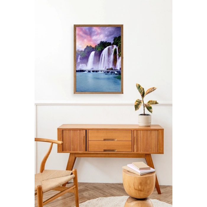 Manzara Doğa Ahşap Çerçeveli Tablo 30 x 42