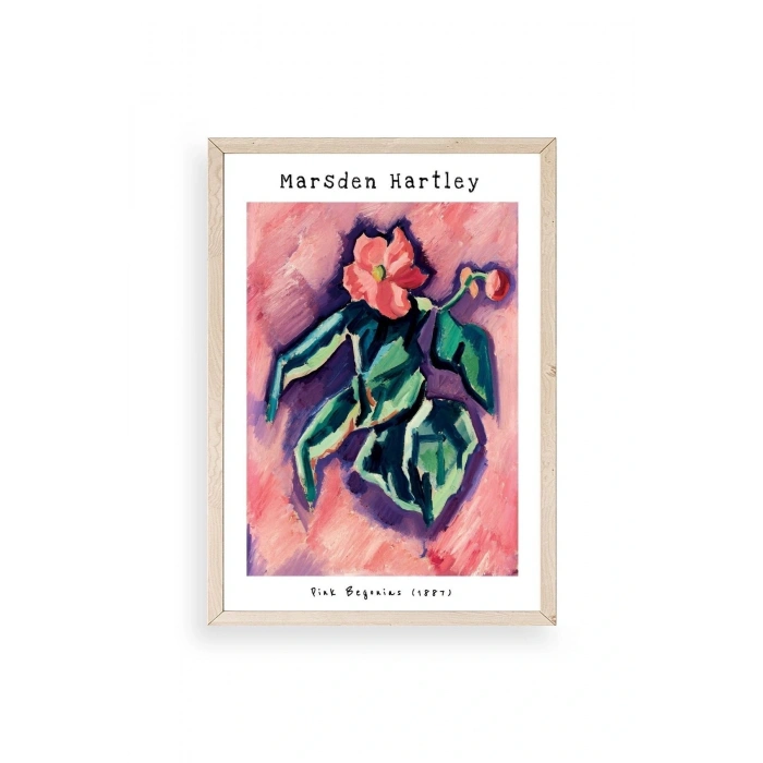 Marsden Hartley Ahşap Çerçeveli Tablo 23 x 30