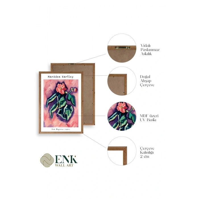 Marsden Hartley Ahşap Çerçeveli Tablo 23 x 30