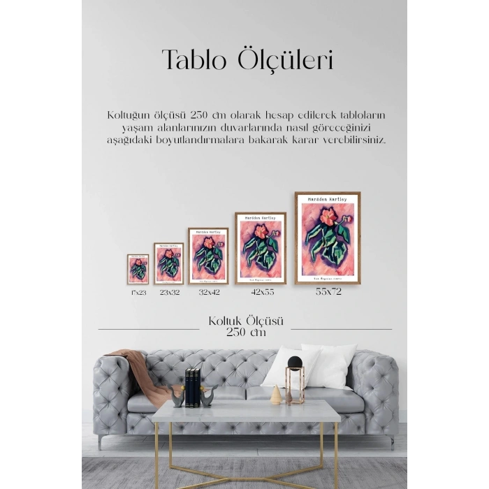 Marsden Hartley Ahşap Çerçeveli Tablo 23 x 30