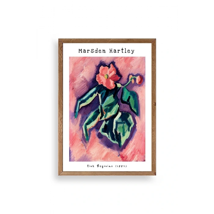 Marsden Hartley Ahşap Çerçeveli Tablo 30 x 42