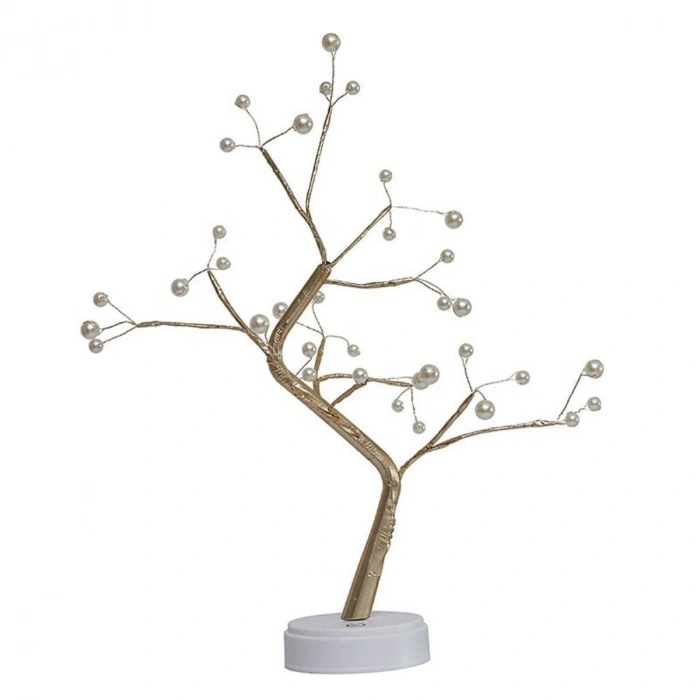 Desktop Beaded Rechargeable Tree Lamp – 3-Tier Touch Light, Decorative LED Desktop Ambient Lighting (5365)