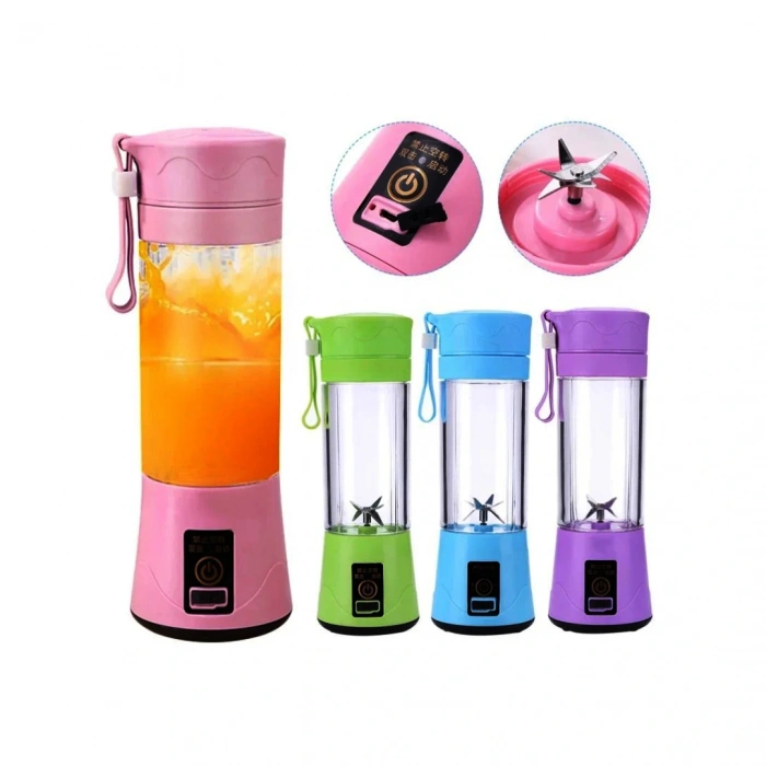 MATARA MODELİ TAŞINABİLİR USB ŞARJLI BLENDER 380ML. (5365)