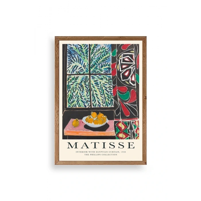 Matisse Ahşap Çerçeveli Tablo 17 x 23