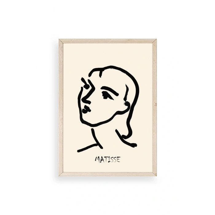 Matisse Ahşap Çerçeveli Tablo 17 x 23