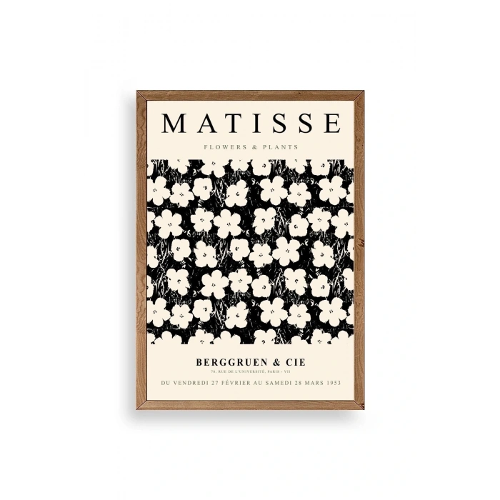 Matisse Ahşap Çerçeveli Tablo 17 x 23