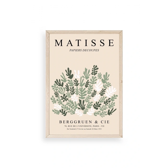 Matisse Ahşap Çerçeveli Tablo 17 x 23