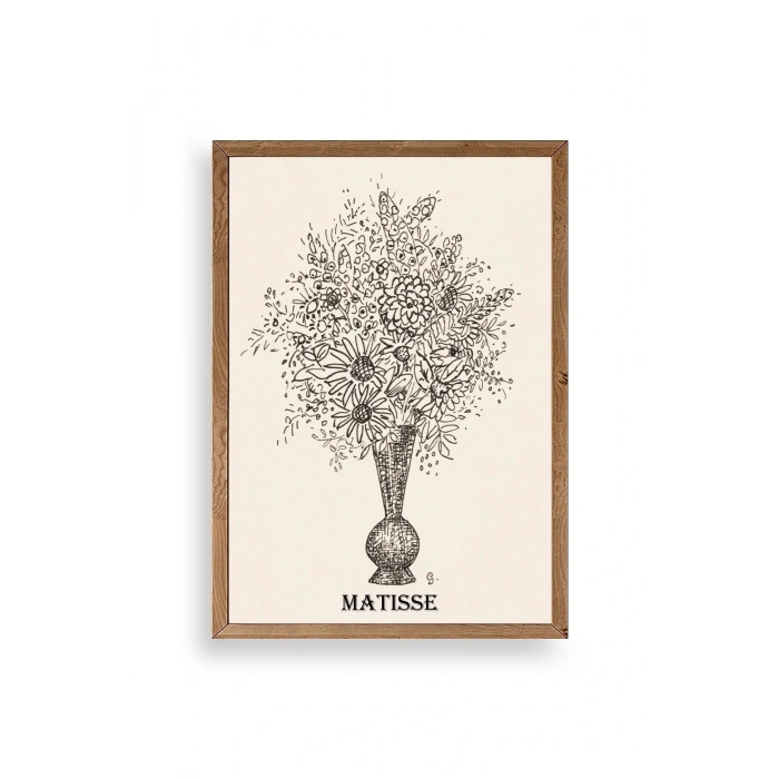 Matisse Ahşap Çerçeveli Tablo 23 x 30