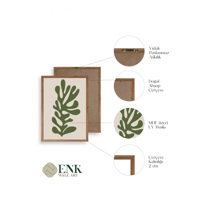 Matisse Ahşap Çerçeveli Tablo 23 x 30