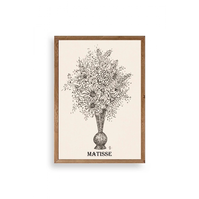 Matisse Ahşap Çerçeveli Tablo 30 x 42