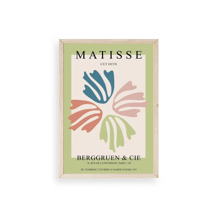 Matisse Ahşap Çerçeveli Tablo 30 x 42