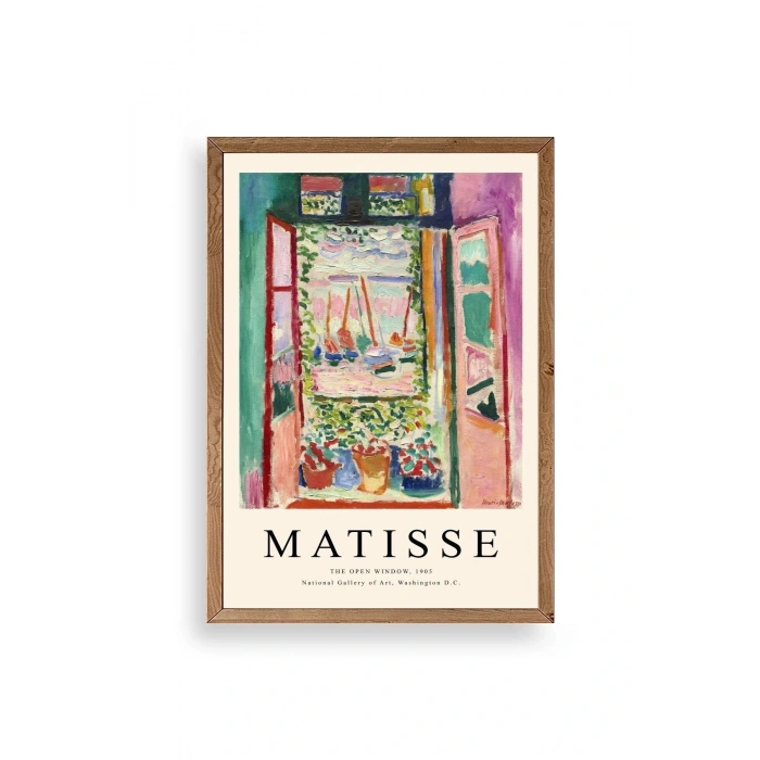Matisse Ahşap Çerçeveli Tablo 30 x 42