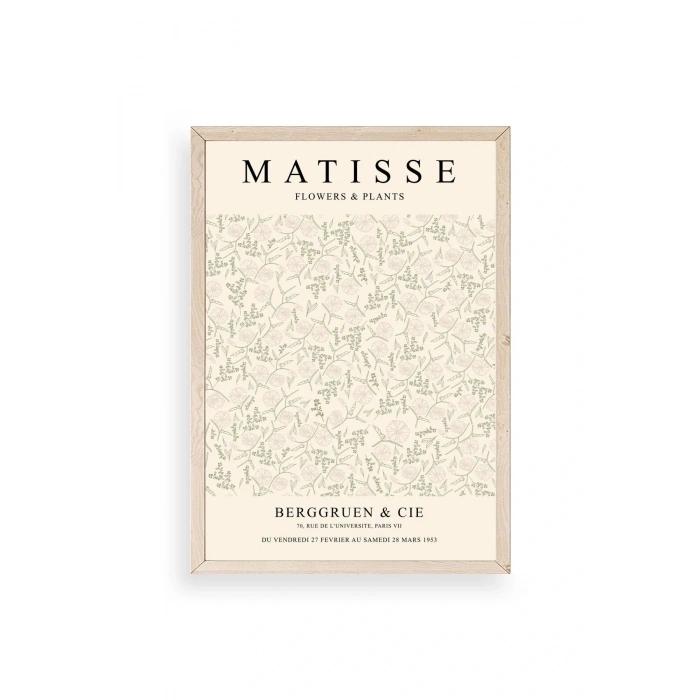 Matisse Ahşap Çerçeveli Tablo 30 x 42