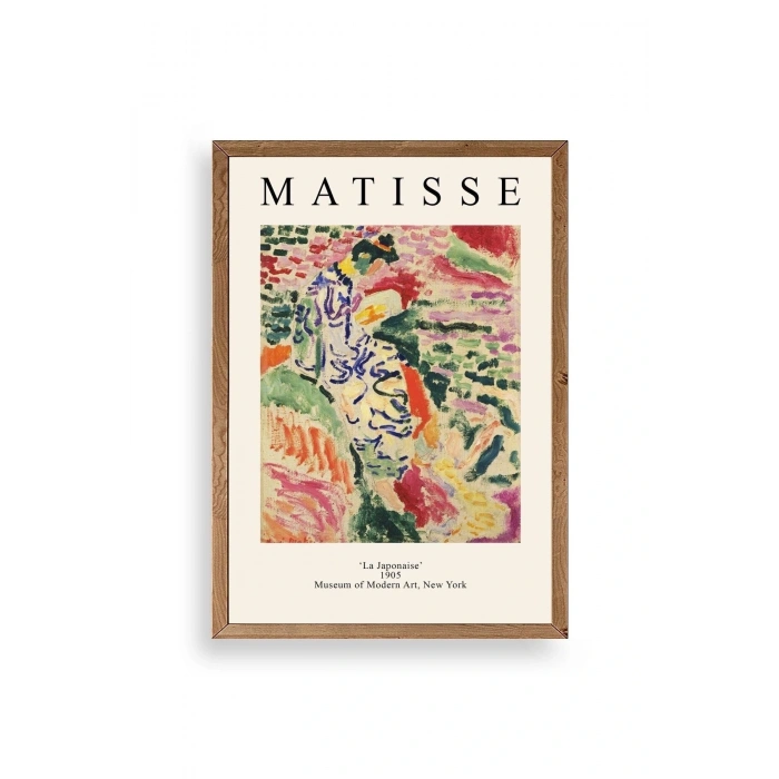 Matisse Ahşap Çerçeveli Tablo 50 x 70