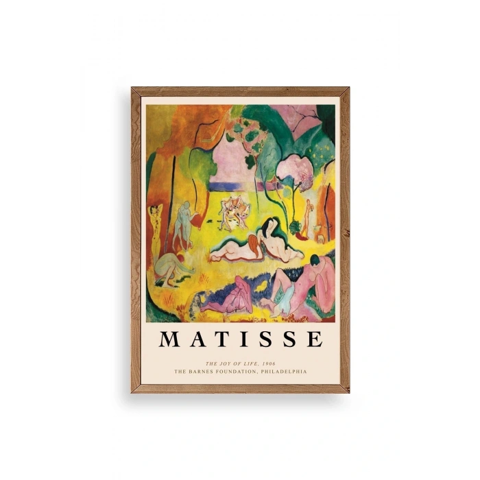 Matisse Ahşap Çerçeveli Tablo 50 x 70