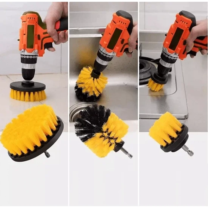 3-Piece Brush Cleaning Set for Drill Bit (5365)