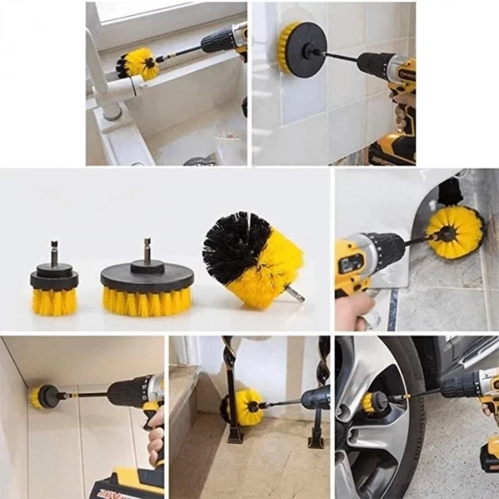 3-Piece Brush Cleaning Set for Drill Bit (5365)