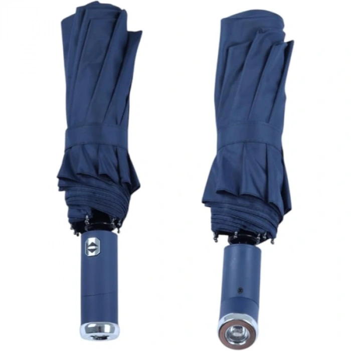 Blue Flashlight Handle Umbrella
