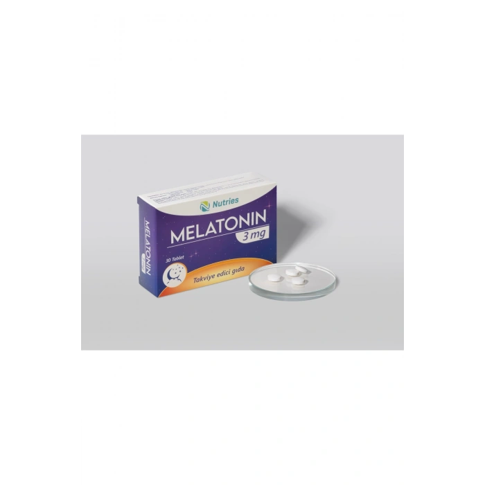 Melatonin Uyku Destek Tableti 3 Mg 30’lu – 3’lü Ekonomik Set